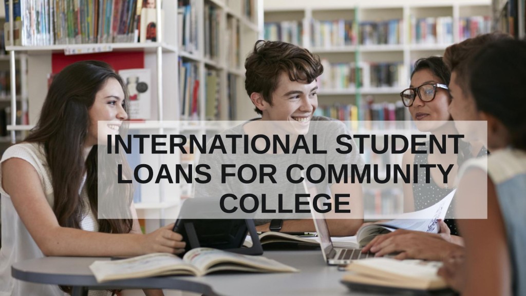 International student loans for community college